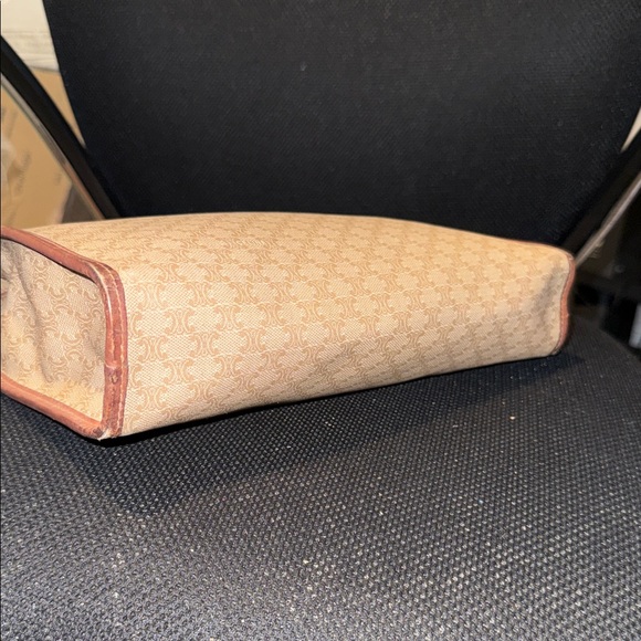 Celine Tan and Brown Clutch
